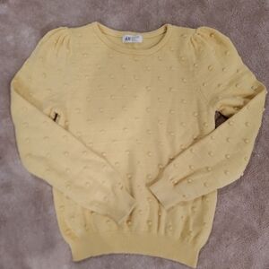 H&M Girls Yellow Sweater